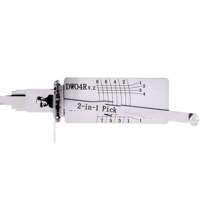 Mr. Li's Original Lishi DWO4R 2in1 Decoder and Pick for Chevrolet, Daewoo