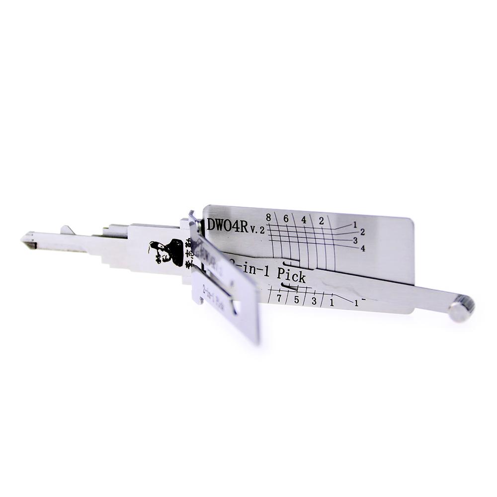 Mr. Li's Original Lishi DWO4R 2in1 Decoder and Pick for Chevrolet, Daewoo