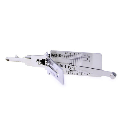 Mr. Li's Original Lishi DWO4R 2in1 Decoder and Pick for Chevrolet, Daewoo