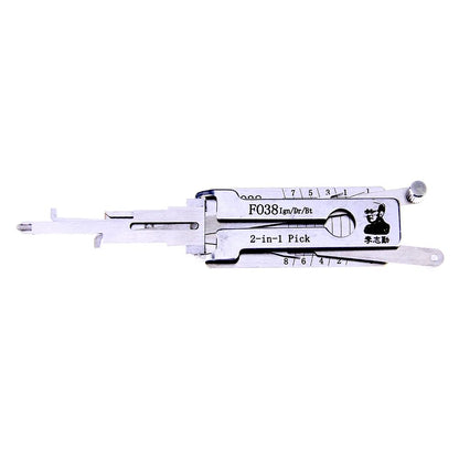 Mr. Li's Original Lishi FO38 2in1 Decoder and Pick for Ford, Lincoln