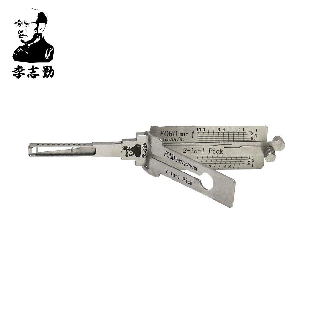 Mr. Li's Original Lishi HU198 Ford2017 2in1 Decoder and Pick for Ford