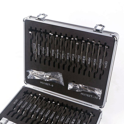 Original Lishi 32 Pieces Full Set - 100% Genuine Lishi Lock Pick Set with FREE Storage Case