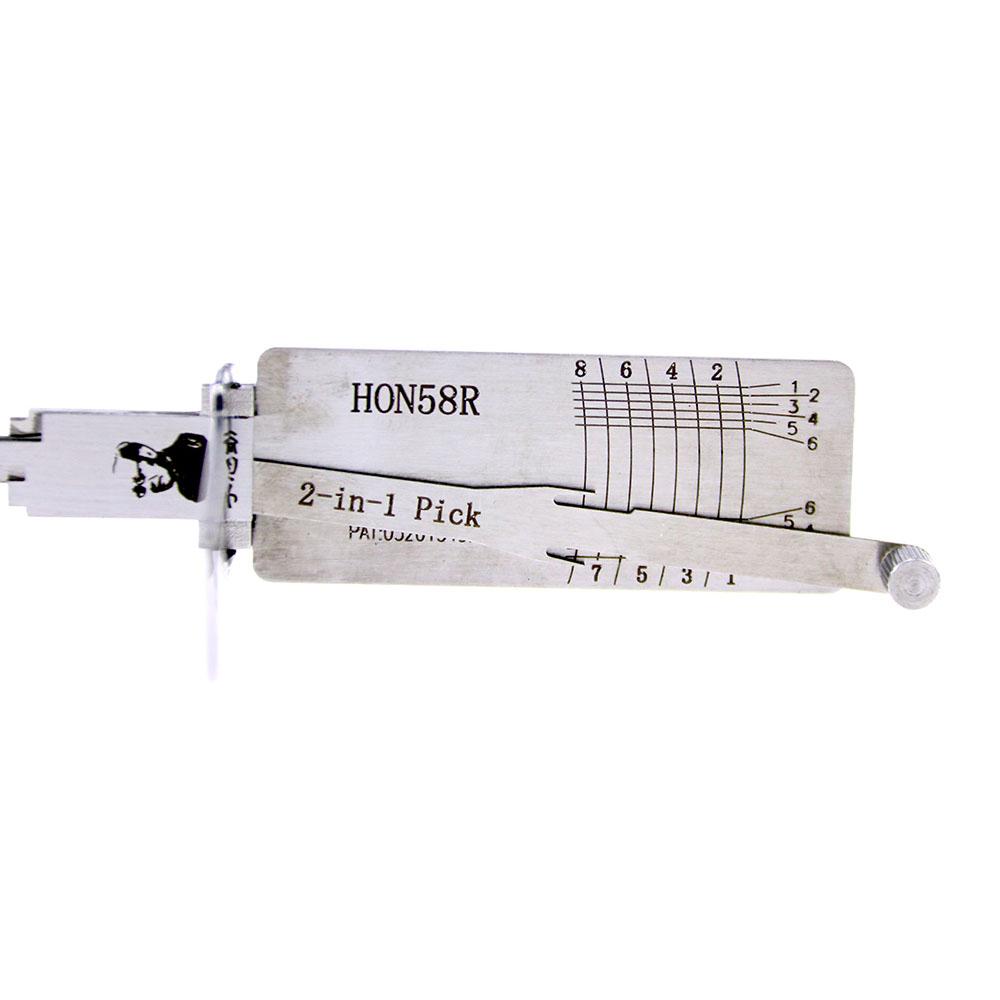 Mr. Li's Original Lishi HON58R 2in1 Decoder and Pick for Honda, Isuzu