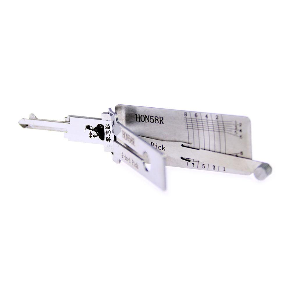 Mr. Li's Original Lishi HON58R 2in1 Decoder and Pick for Honda, Isuzu