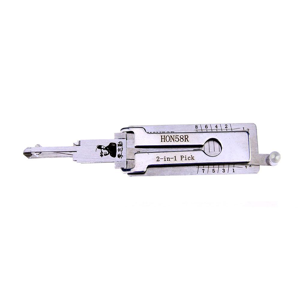 Mr. Li's Original Lishi HON58R 2in1 Decoder and Pick for Honda, Isuzu