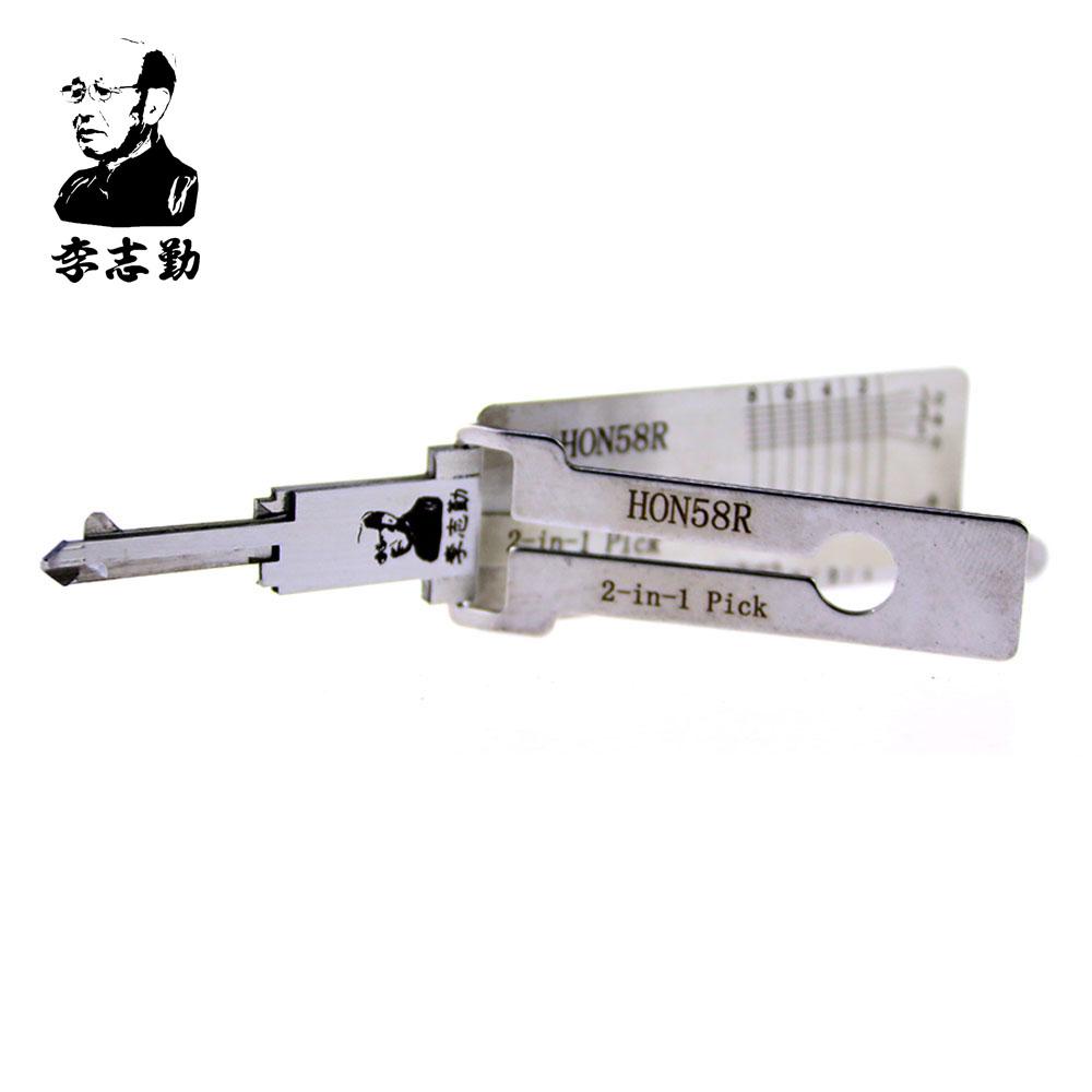 Mr. Li's Original Lishi HON58R 2in1 Decoder and Pick for Honda, Isuzu