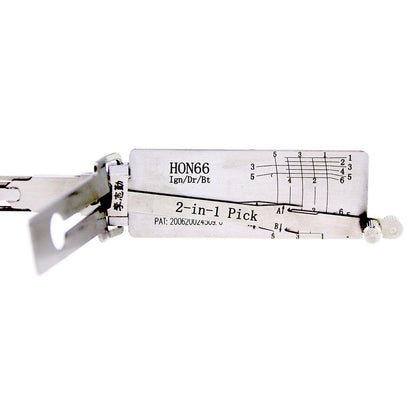 Mr. Li's Original Lishi HON66 2in1 Decoder and Pick for Honda