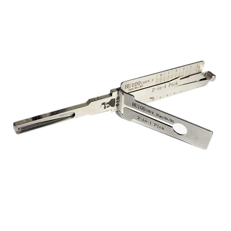 Mr. Li's Original Lishi HU100(10) 10-Cut 2in1 Decoder and Pick for GM, Cadillac, Chevrolet