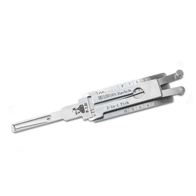 Mr. Li's Original Lishi HU100(10) 10-Cut 2in1 Decoder and Pick for GM, Cadillac, Chevrolet