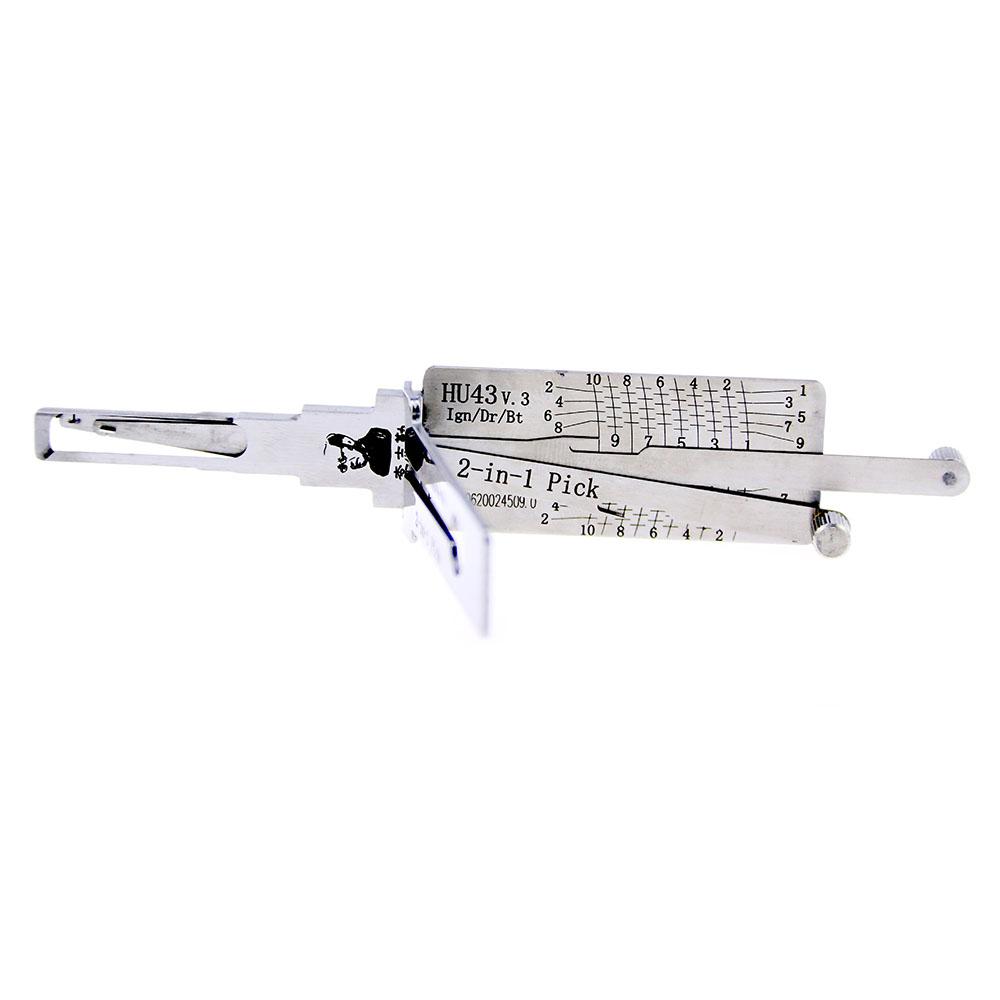 Mr. Li's Original Lishi HU43 2in1 Decoder and Pick for Opel, Vauxhall, Holden, Pontiac, Chevrolet