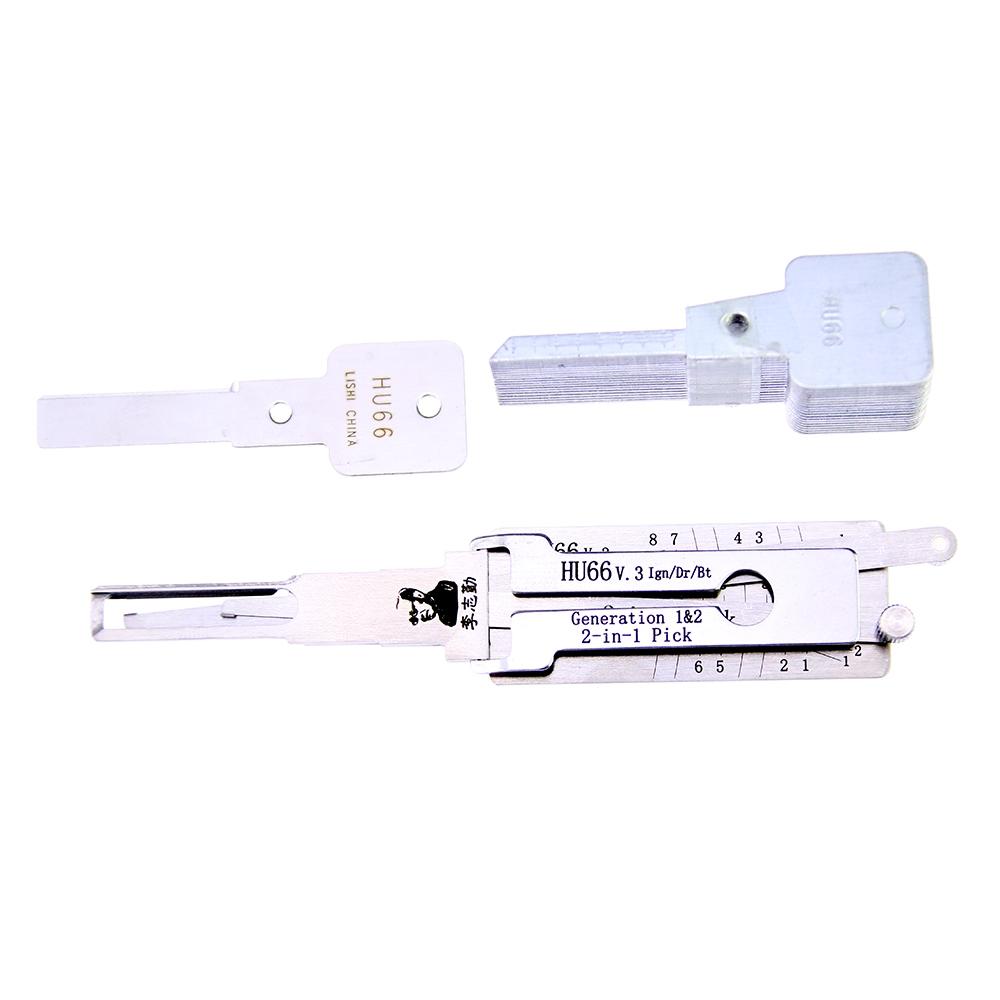 Mr. Li's Original Lishi HU66 (Twin Lifter) 2in1 Decoder and Pick for VAG (VW, Audi, Seat, Skoda, Porsche)
