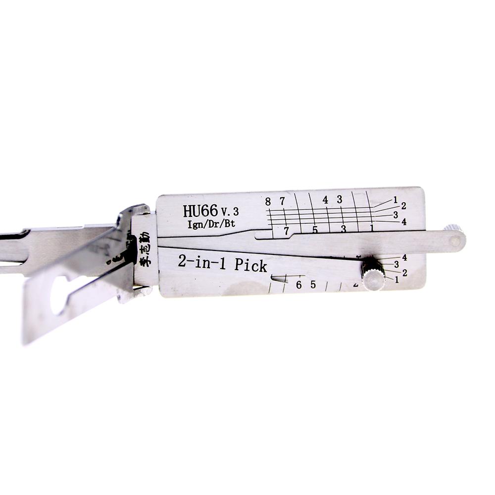 Mr. Li's Original Lishi HU66 (Twin Lifter) 2in1 Decoder and Pick for VAG (VW, Audi, Seat, Skoda, Porsche)