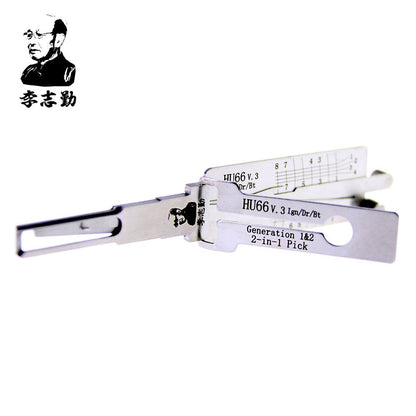 Mr. Li's Original Lishi HU66 (Twin Lifter) 2in1 Decoder and Pick for VAG (VW, Audi, Seat, Skoda, Porsche)