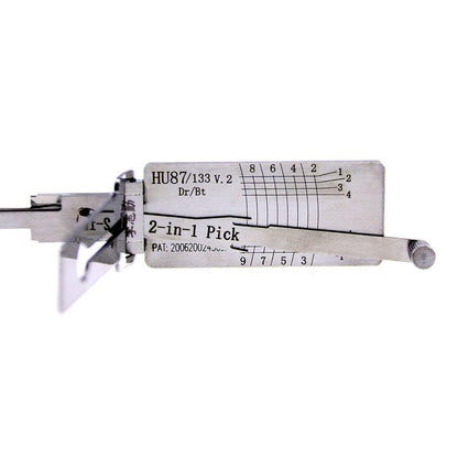 Mr. Li's Original Lishi HU87 HU133R 2in1 Decoder and Pick for Nissan, Fiat, Subaru, Suzuki, Opel