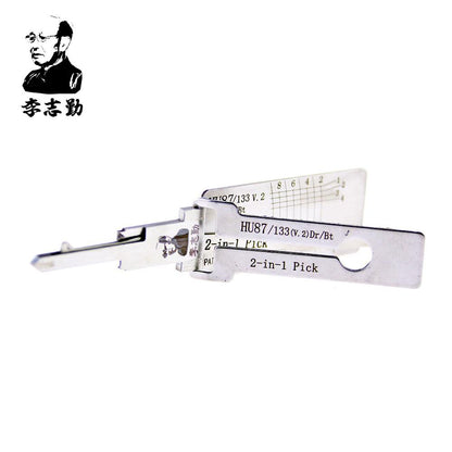 Mr. Li's Original Lishi HU87 HU133R 2in1 Decoder and Pick for Nissan, Fiat, Subaru, Suzuki, Opel