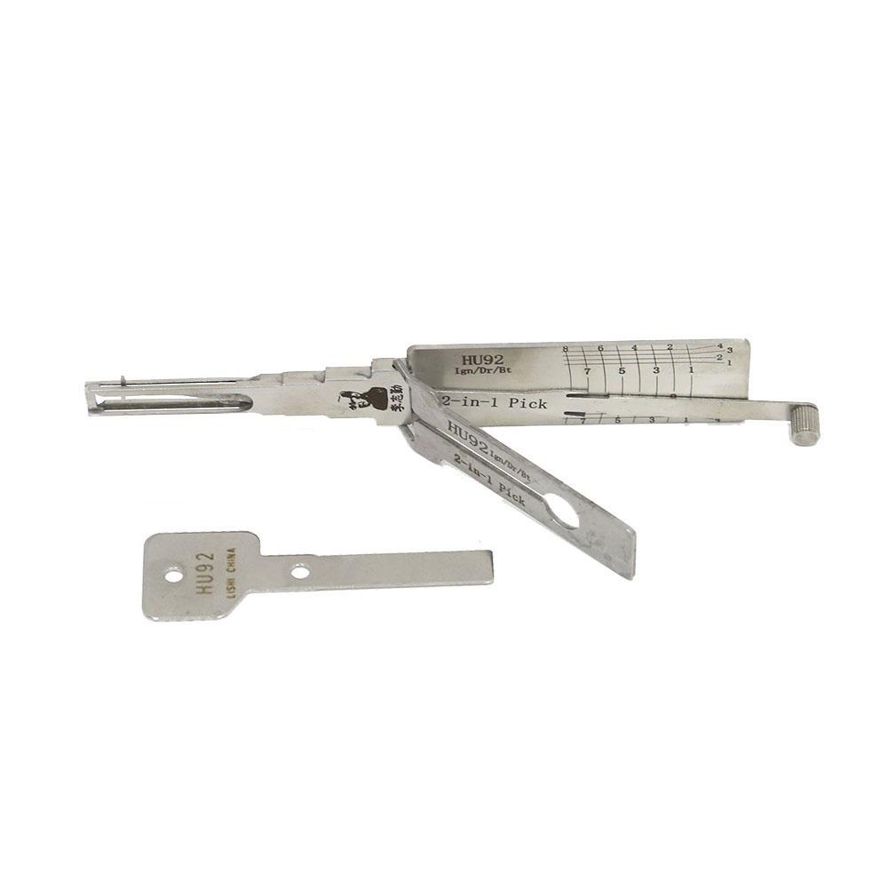 Mr. Li's Original Lishi HU92 (Single Lifter) 2-in-1 Decoder and Pick for MINI, ROVER, BMW