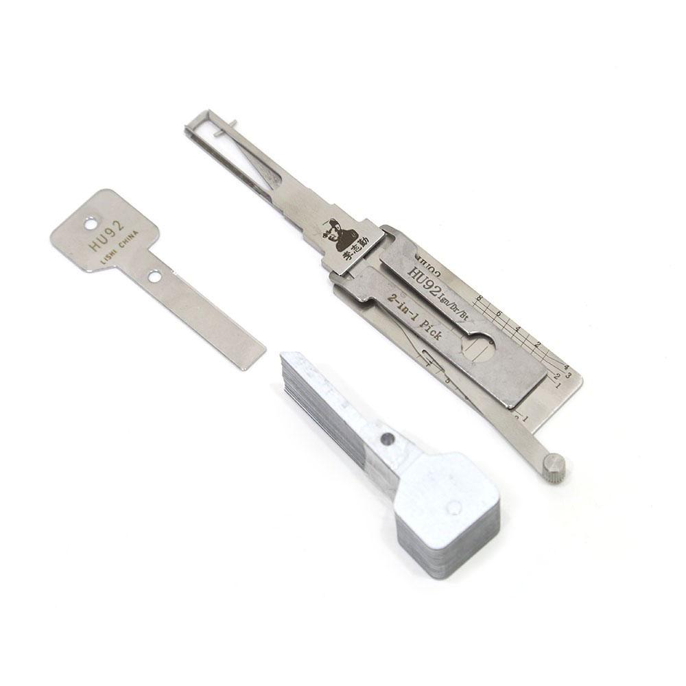 Mr. Li's Original Lishi HU92 (Single Lifter) 2-in-1 Decoder and Pick for MINI, ROVER, BMW