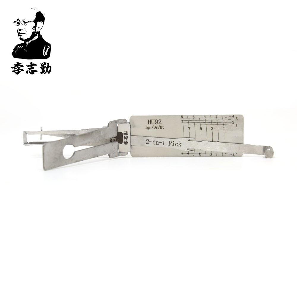 Mr. Li's Original Lishi HU92 (Single Lifter) 2-in-1 Decoder and Pick for MINI, ROVER, BMW