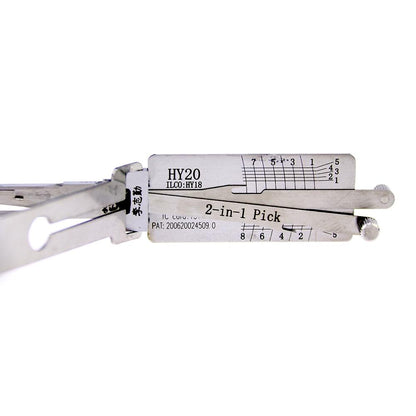 Mr. Li's Original Lishi HY20 2in1 Decoder and Pick for Hyundai, KIA
