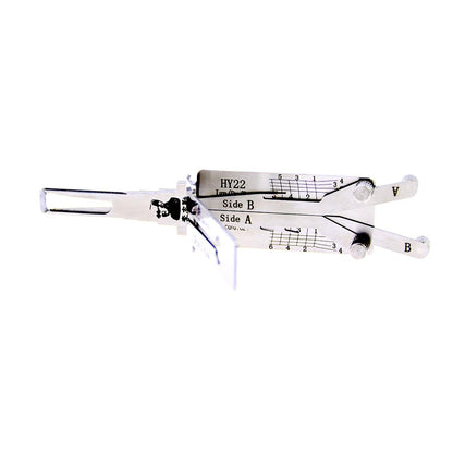 Mr. Li's Original Lishi HY22 2in1 Decoder and Pick for Hyundai, KIA