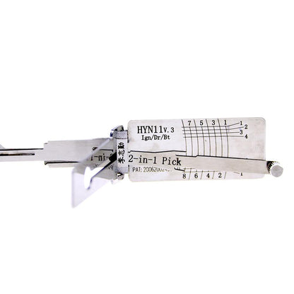 Mr. Li's Original Lishi HYN11 (Ignition) 2in1 Decoder and Pick for Hyundai, KIA