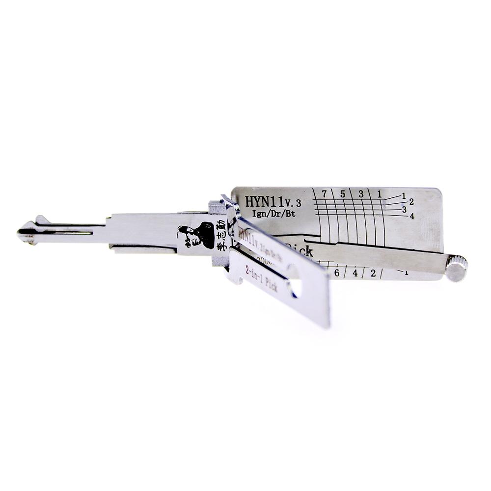 Mr. Li's Original Lishi HYN11 (Ignition) 2in1 Decoder and Pick for Hyundai, KIA