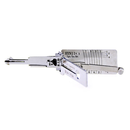 Mr. Li's Original Lishi HYN11 (Ignition) 2in1 Decoder and Pick for Hyundai, KIA