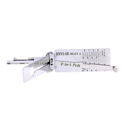 Mr. Li's Original Lishi HYN14R/HY15 2in1 Decoder and Pick for Hyundai, KIA