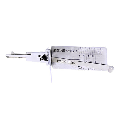 Mr. Li's Original Lishi HYN14R/HY15 2in1 Decoder and Pick for Hyundai, KIA