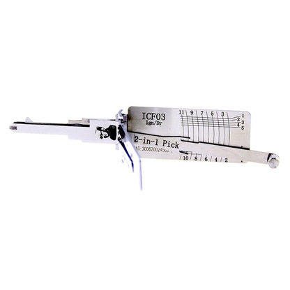 Mr. Li's Original Lishi ICF03 2in1 Decoder and Pick for Ford