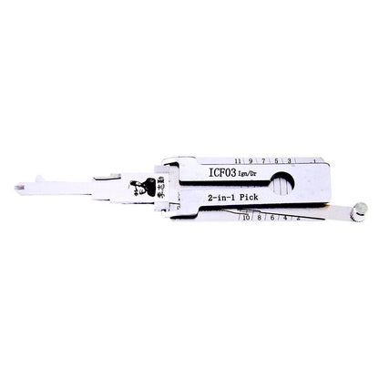 Mr. Li's Original Lishi ICF03 2in1 Decoder and Pick for Ford