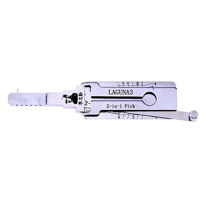Mr. Li's Original Lishi LAGUNA3 2in1 Decoder and Pick for Renault