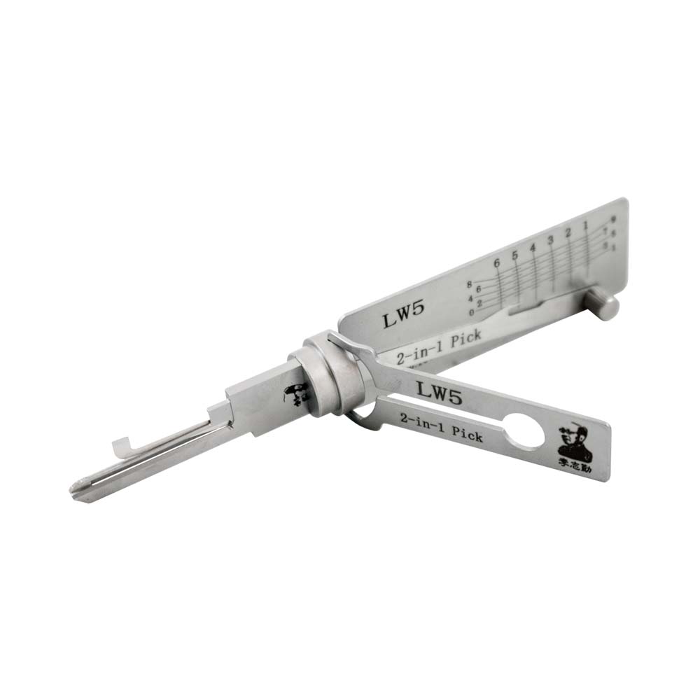 Mr. Li's Original Lishi LW5 2-in-1 Pick & Decoder for Australian Lock
