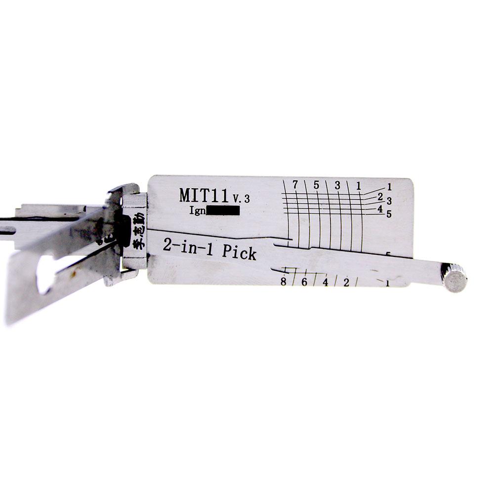 Mr. Li's Original Lishi MIT11 (Ignition) 2in1 Decoder and Pick for Mitsubishi, Citroen, Proton, Peugeot