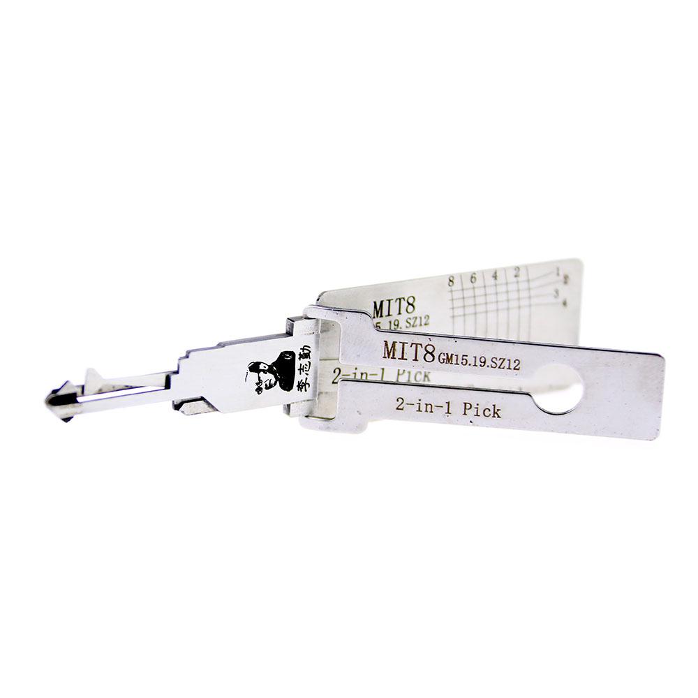 Mr. Li's Original Lishi MIT8 (GM15/GM19/SZ12) 2in1 Decoder and Pick for Mitsubishi
