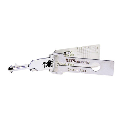 Mr. Li's Original Lishi MIT8 (GM15/GM19/SZ12) 2in1 Decoder and Pick for Mitsubishi
