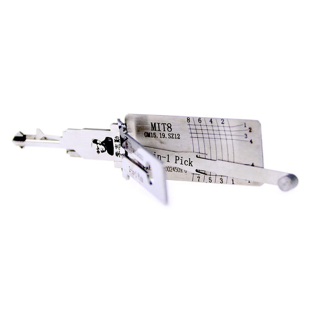 Mr. Li's Original Lishi MIT8 (GM15/GM19/SZ12) 2in1 Decoder and Pick for Mitsubishi