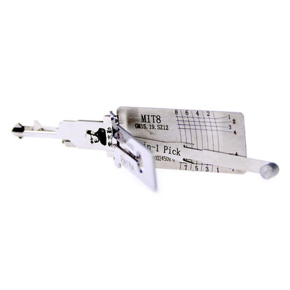 Mr. Li's Original Lishi MIT8 (GM15/GM19/SZ12) 2in1 Decoder and Pick for Mitsubishi