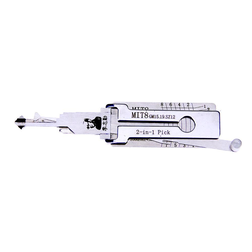 Mr. Li's Original Lishi MIT8 (GM15/GM19/SZ12) 2in1 Decoder and Pick for Mitsubishi