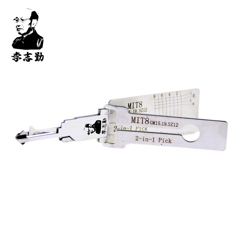 Mr. Li's Original Lishi MIT8 (GM15/GM19/SZ12) 2in1 Decoder and Pick for Mitsubishi