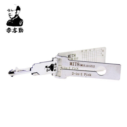 Mr. Li's Original Lishi MIT8 (GM15/GM19/SZ12) 2in1 Decoder and Pick for Mitsubishi