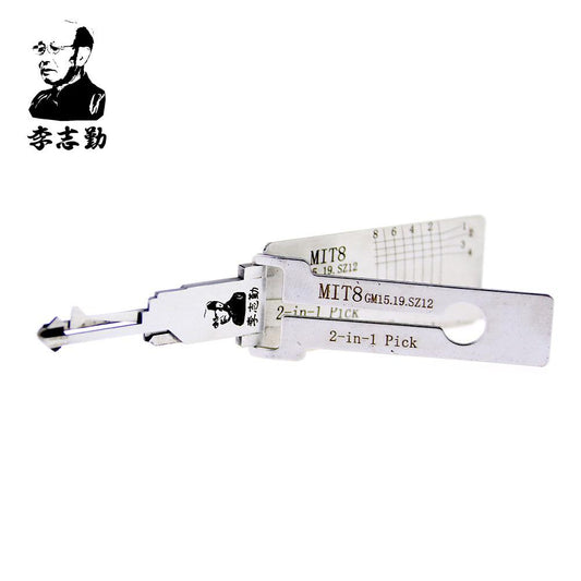 Mr. Li's Original Lishi MIT8 (GM15/GM19/SZ12) 2in1 Decoder and Pick for Mitsubishi