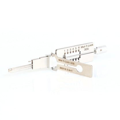 Lishi Style Mul-T-Lock 2-in-1 Decoder and Pick for Breaksecure 3DS
