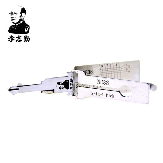 Mr. Li's Original Lishi NE38 2in1 Decoder and Pick for Rover, MG, Land Rover