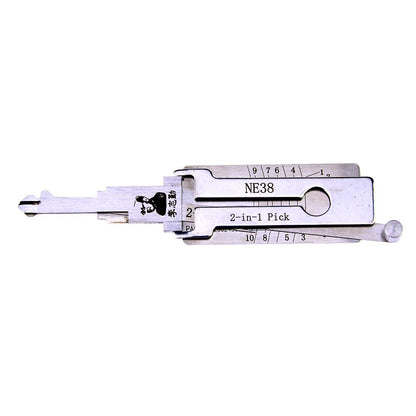 Mr. Li's Original Lishi NE38 2in1 Decoder and Pick for Rover, MG, Land Rover