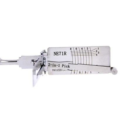 Mr. Li's Original Lishi NE71R 2in1 Decoder and Pick for Honda, Rover, MG