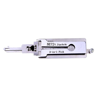 Mr. Li's Original Lishi NE72 2in1 Decoder and Pick for Peugeot, Citroen, Renault