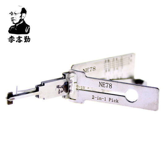 Mr. Li's Original Lishi NE78 2in1 Decoder and Pick for Peugeot