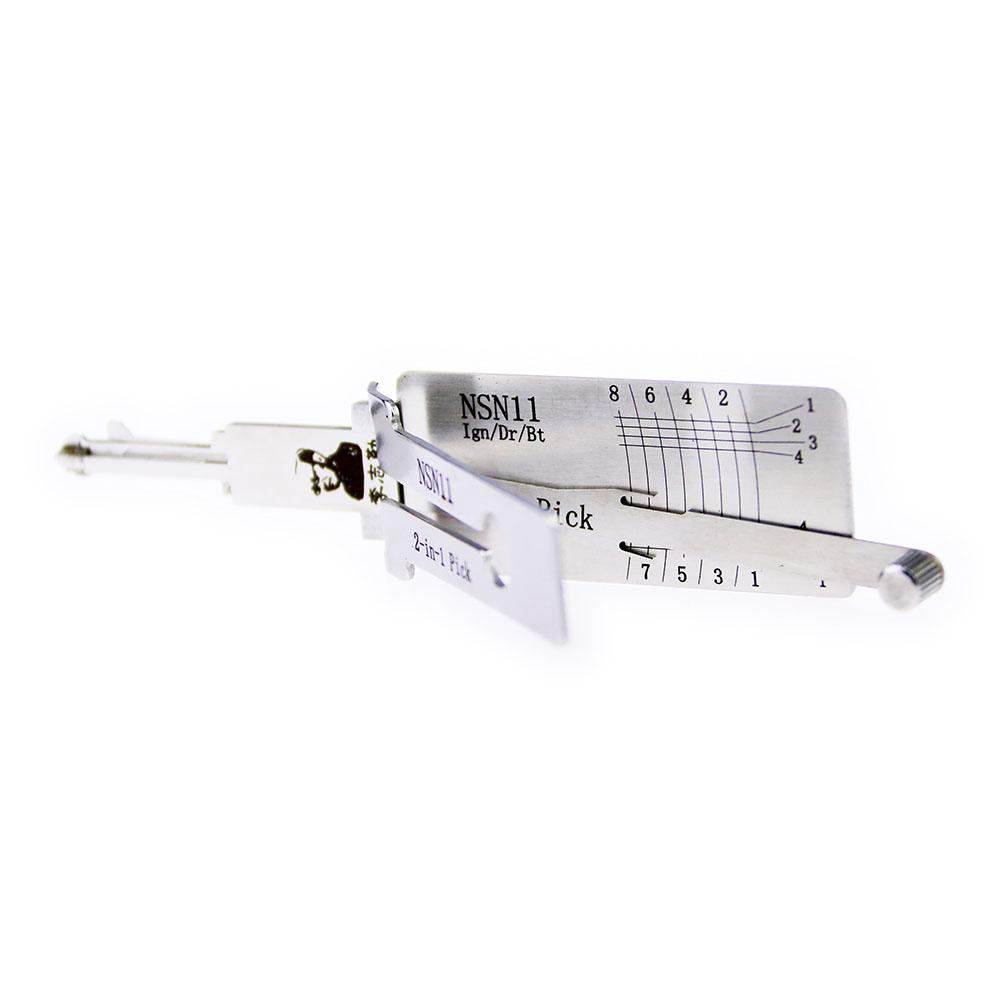 Mr. Li's Original Lishi NSN11 2in1 Decoder and Pick for Nissan, Ford, Subaru