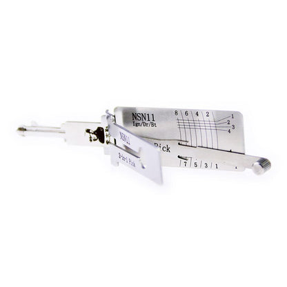 Mr. Li's Original Lishi NSN11 2in1 Decoder and Pick for Nissan, Ford, Subaru